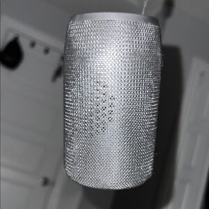 Silver Rhinestone Decorated Speaker